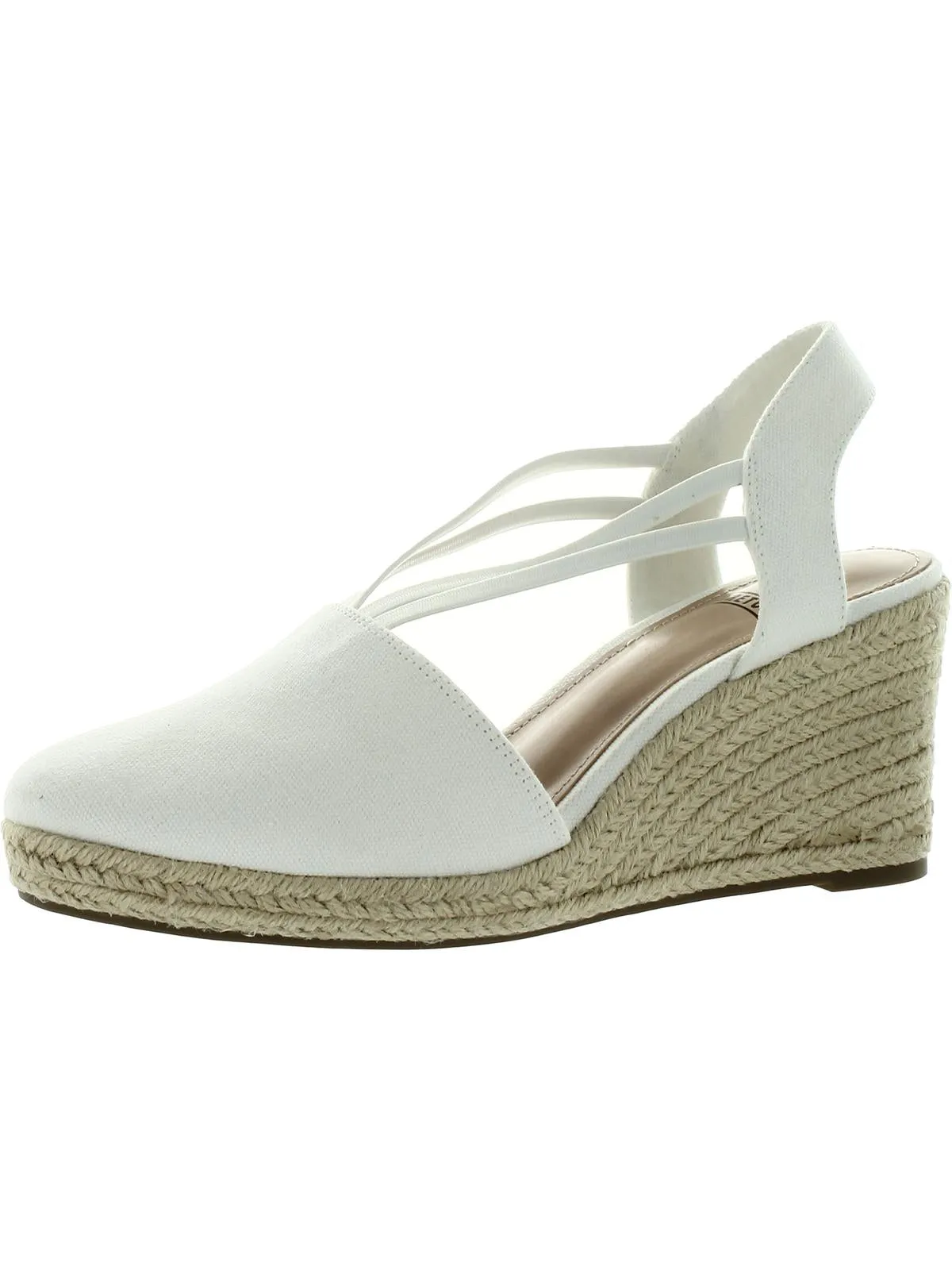 Taedra Womens Casual Ankle Strap Espadrille Heels