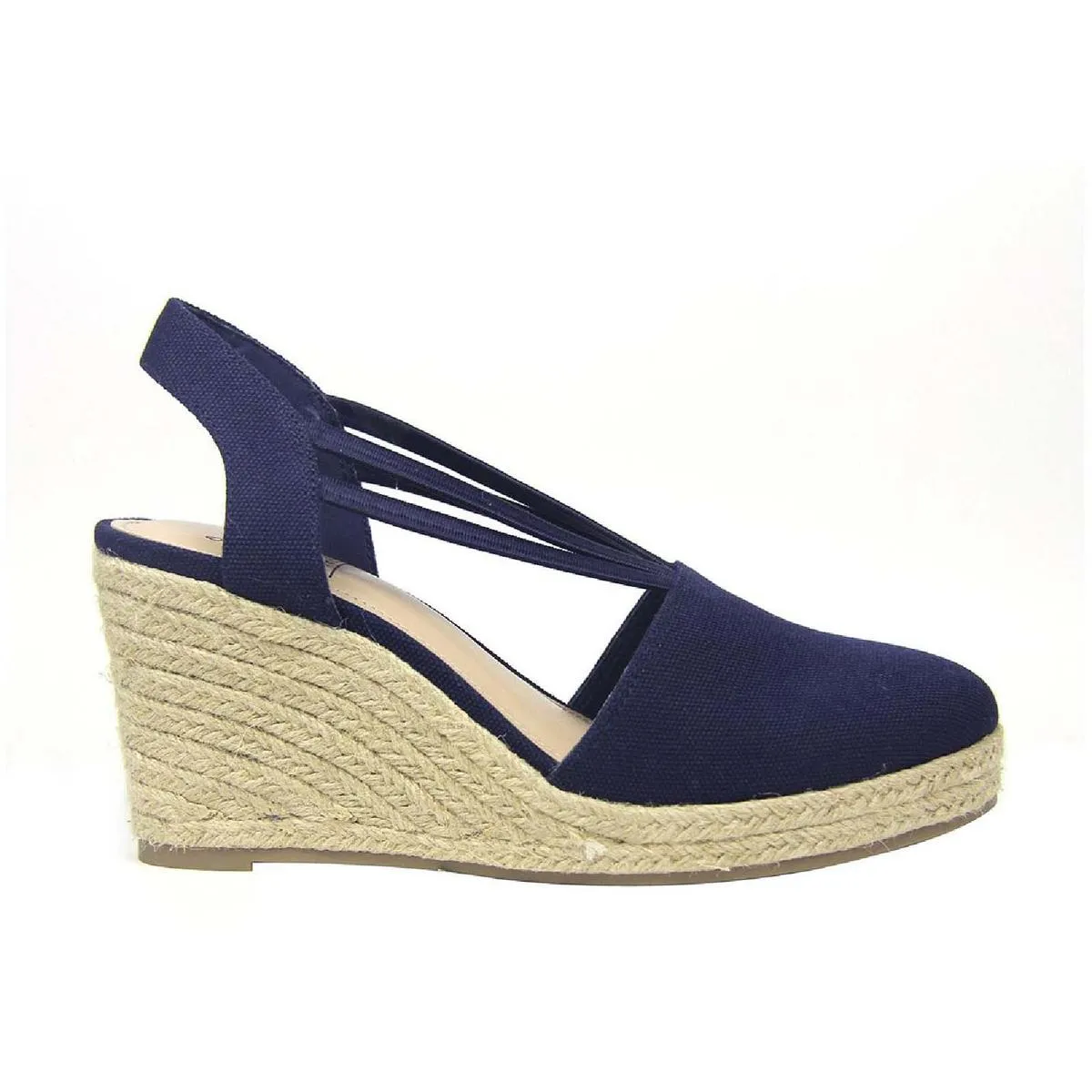 Taedra Womens Casual Ankle Strap Espadrille Heels