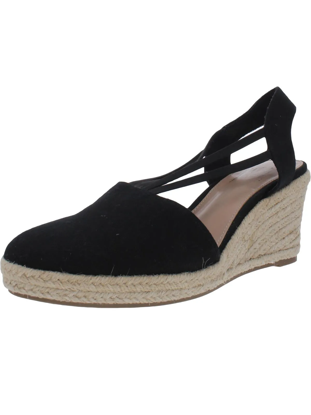 Taedra Womens Casual Ankle Strap Espadrille Heels