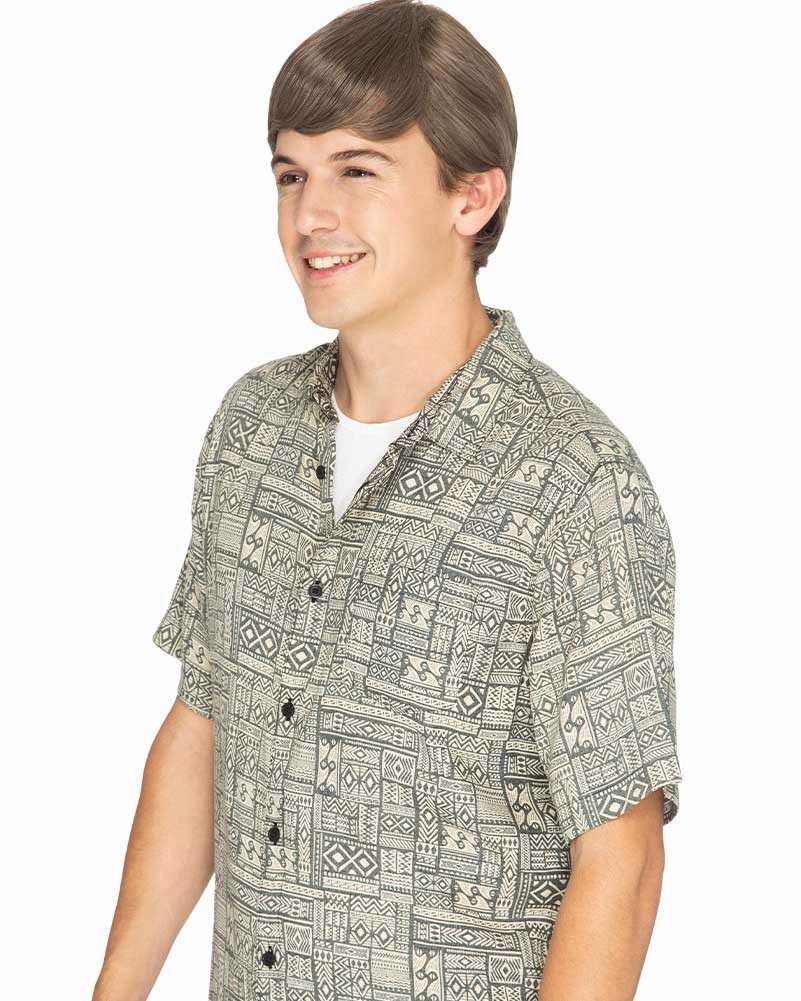 The Kell Deluxe Short Ash Brown Wig