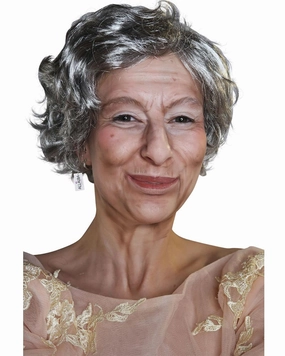 The Queen Short Grey Wig