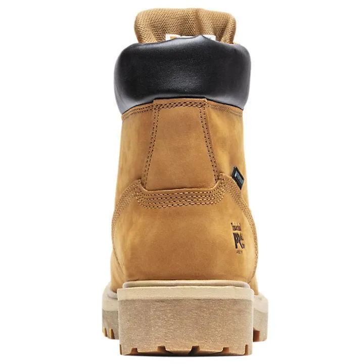 Timberland Men's 65016 PRO速 Direct Attach 6"  Wheat Steel Toe Waterproof