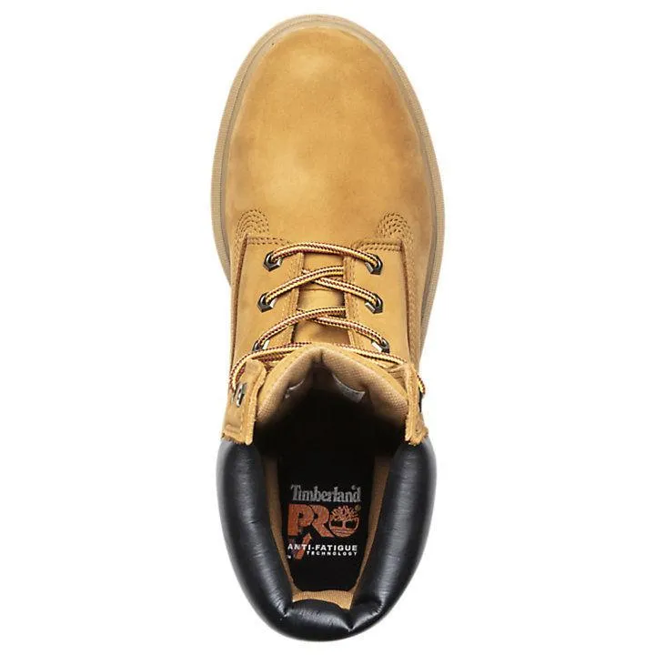 Timberland Men's 65016 PRO速 Direct Attach 6"  Wheat Steel Toe Waterproof