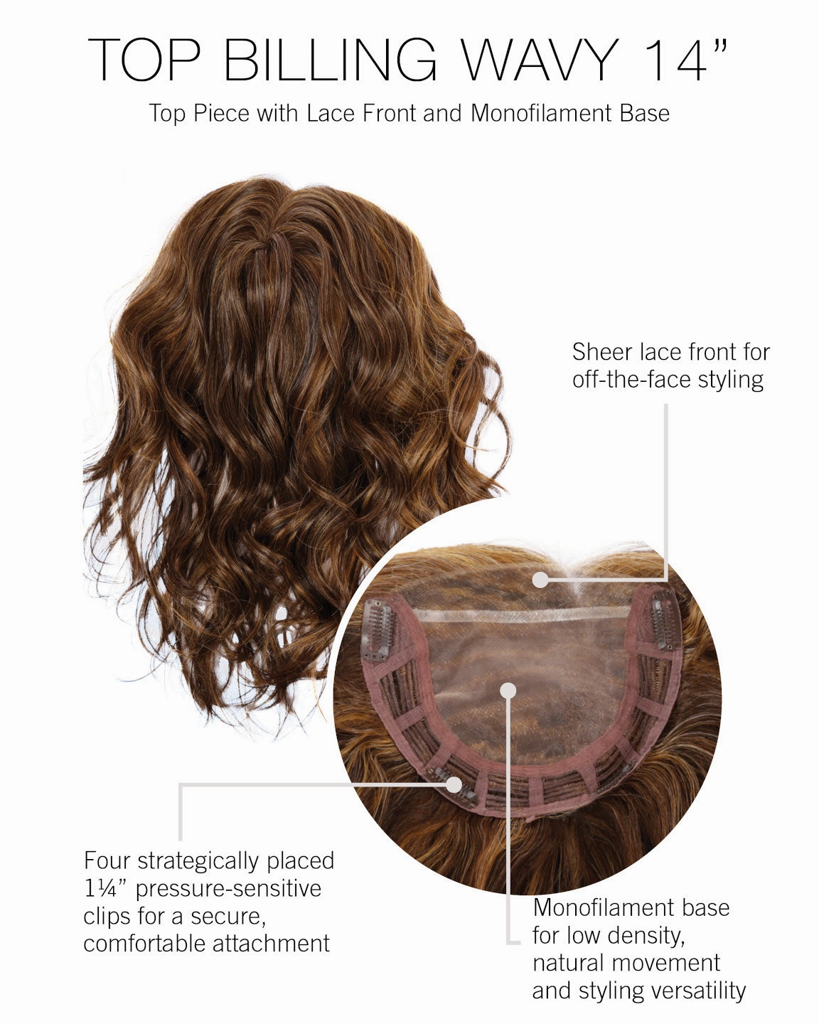 Top Billing Wavy 14&quot; - Topper