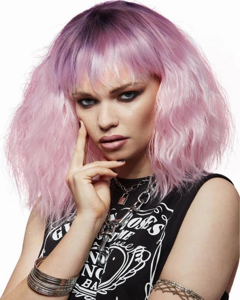 Trash Goddess Short Pink Wig