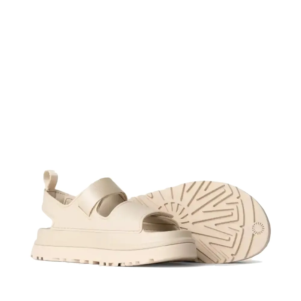 Ugg Women's GoldenGlow Platform Sandal in Sea Salt