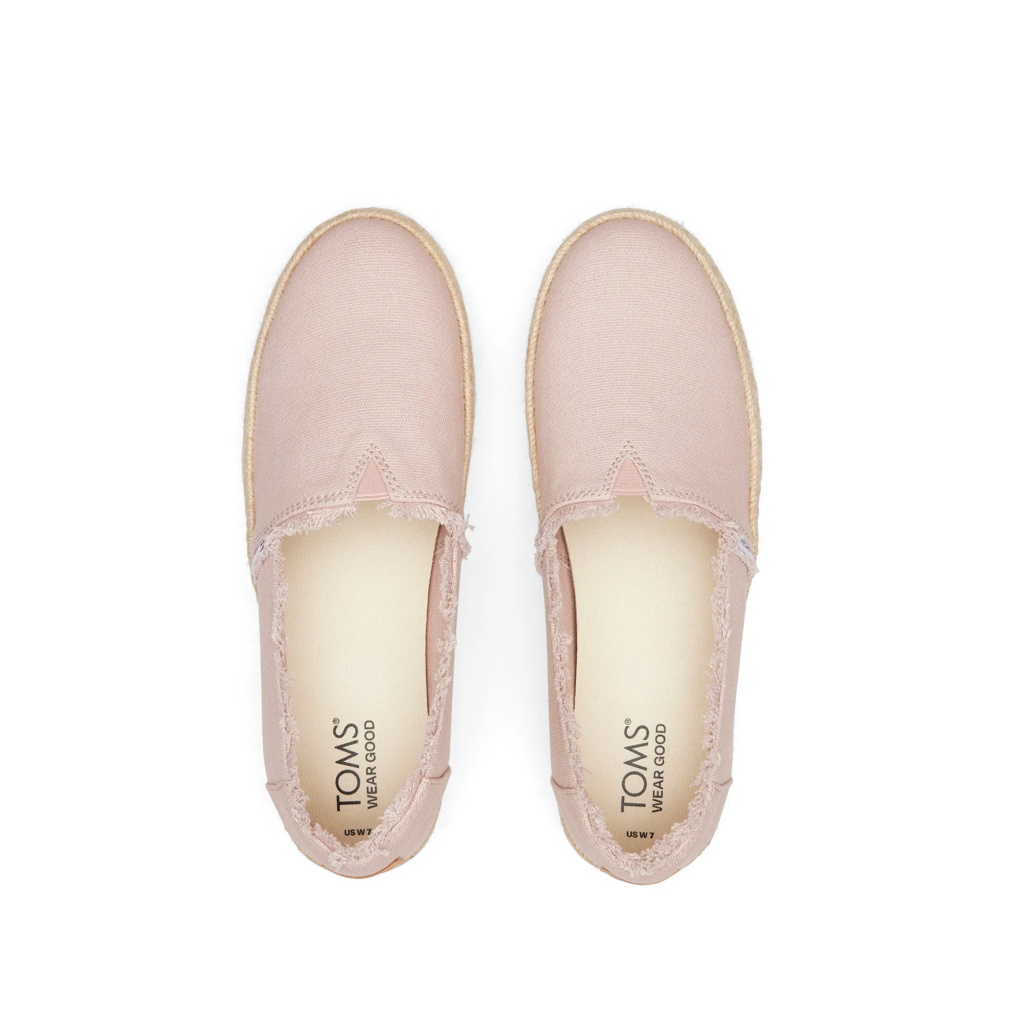 Valencia Pink Canvas Platform Espadrille