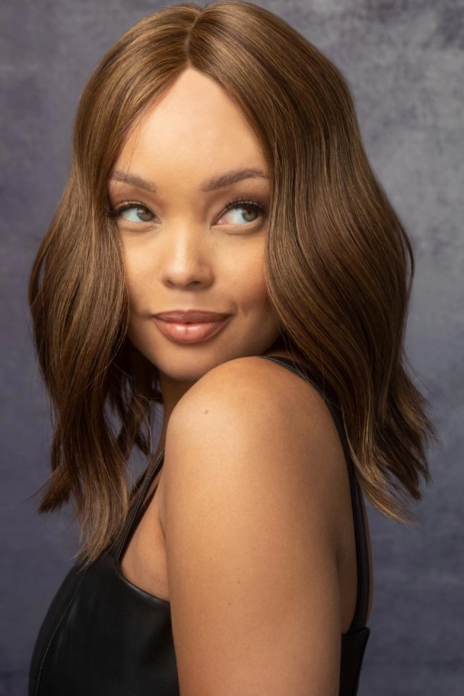 Velvet Wavez <br>Synthetic Lace Front with Lace Part Wig