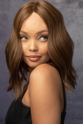 Velvet Wavez <br>Synthetic Lace Front with Lace Part Wig