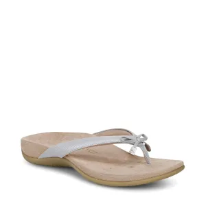 Vionic Women's Bella II Toe Post Flip Sandal in Vapor Gray