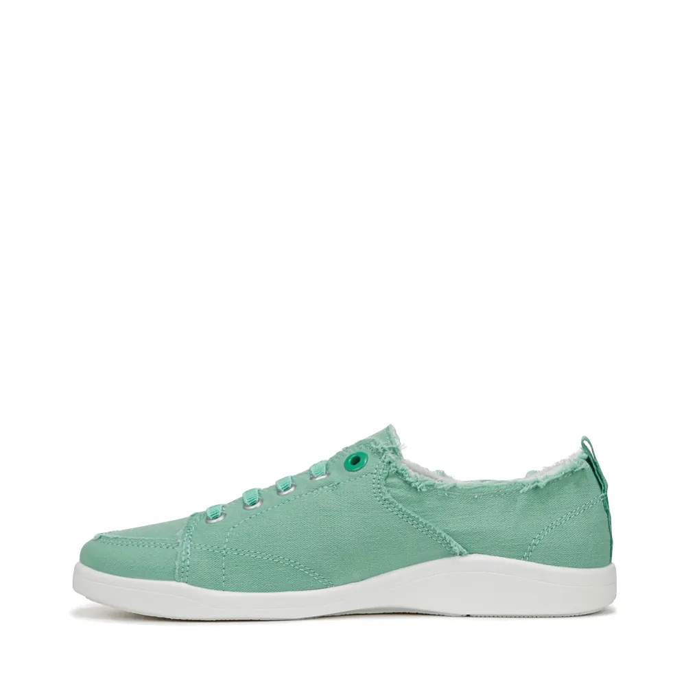 Vionic Women's Pismo Canvas Sneaker in Aqua Green