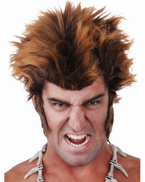 Wolfman Short Brown Wig