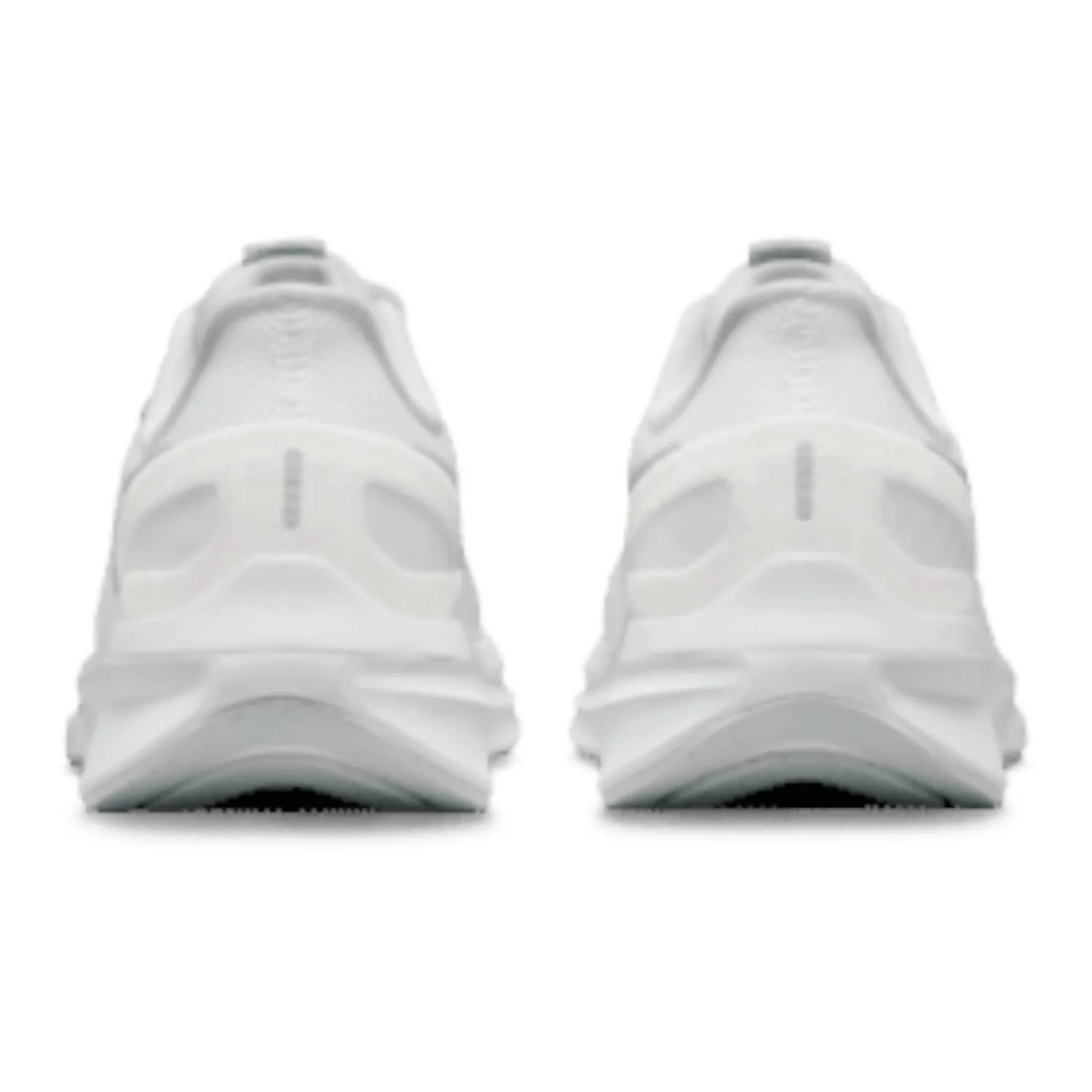 Women's Air Zoom Structure 25 Shoes In White/pure Platinum/metallic Silver