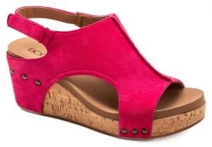 Women's Carley Wedge In Fuchsia