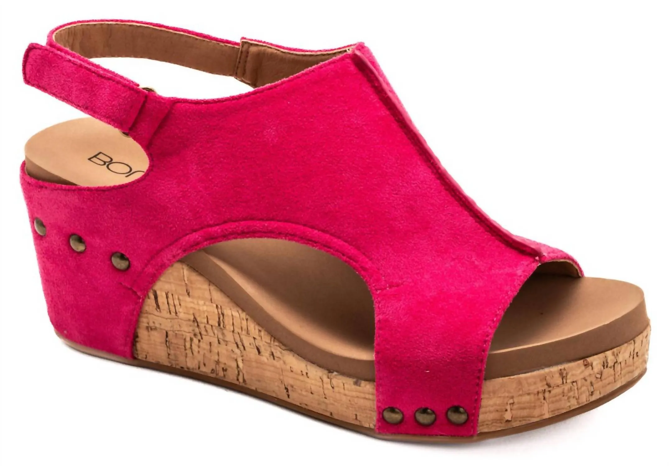 Women's Carley Wedge In Fuchsia