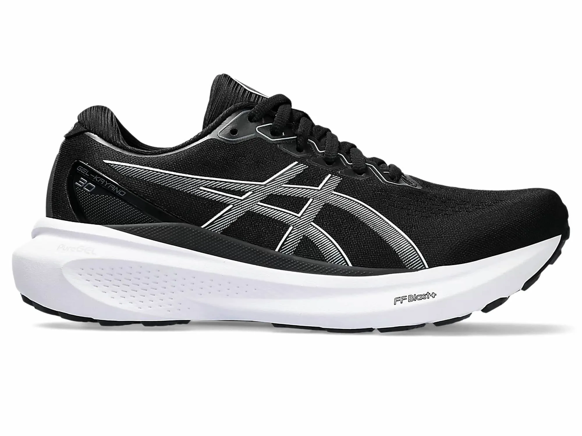 Women's Gel-Kayano 30 Running Shoes In Black/sheetrock