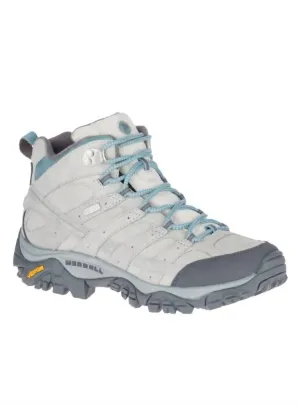 Women's Moab 2 Prime Mid Waterproof Shoes - Medium In Glacier