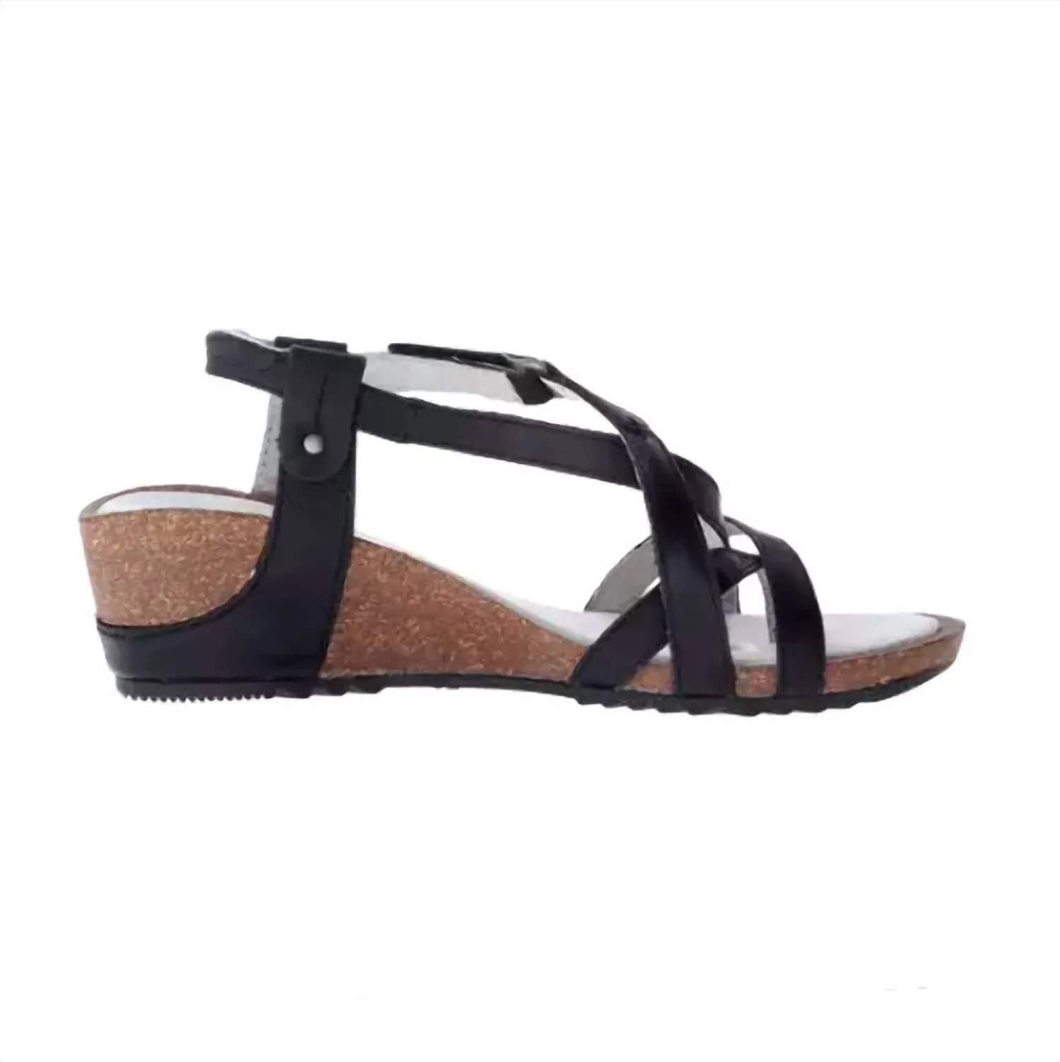 Women's Revalli Aura Post Wedge Sandal In Black