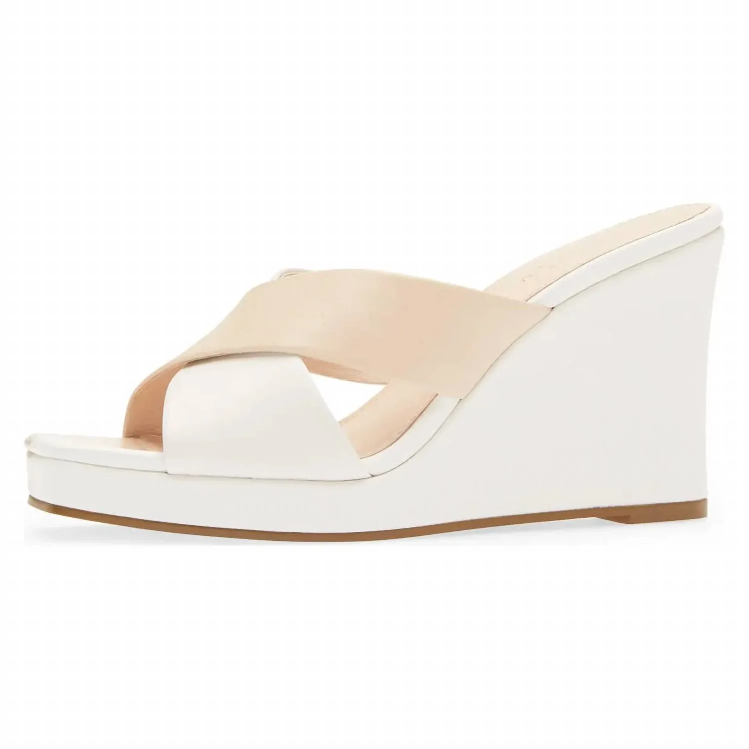 Women's Wesley Wedge In Nude White