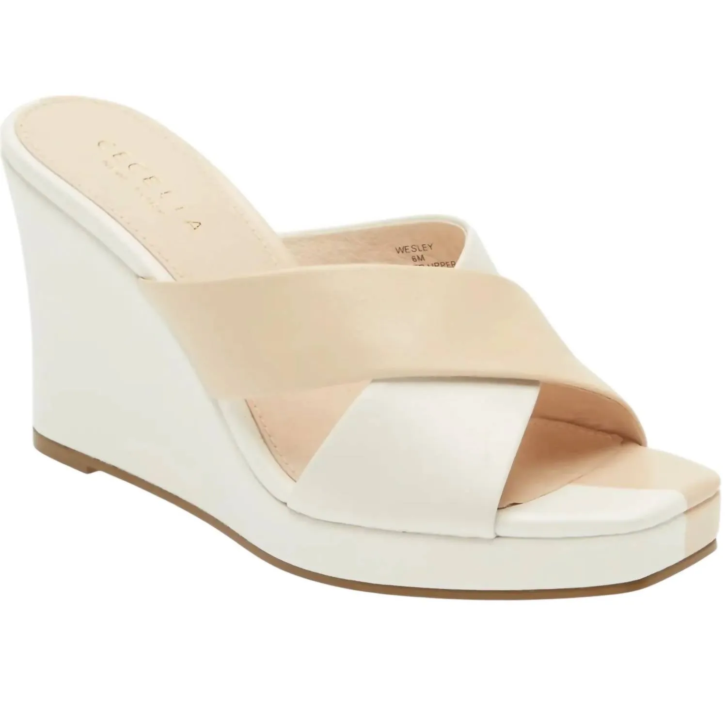 Women's Wesley Wedge In Nude White